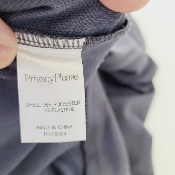 Privacy‎ Please Jacqie One Shoulder Gray Mni Dress - Picture 7 of 9